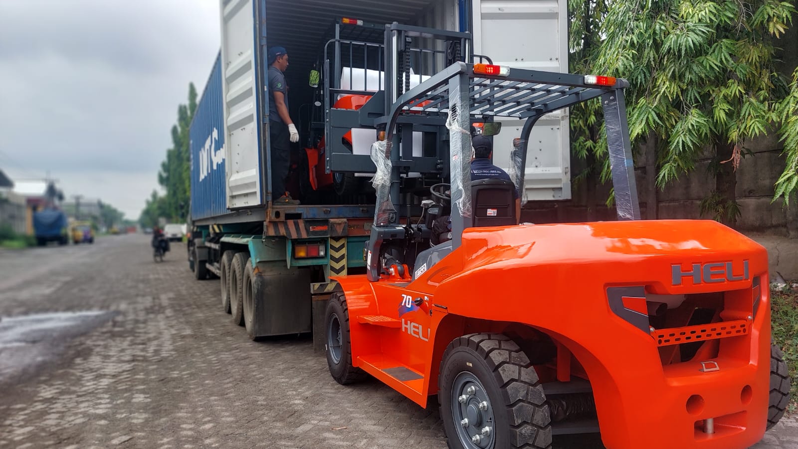 jual forklift heli