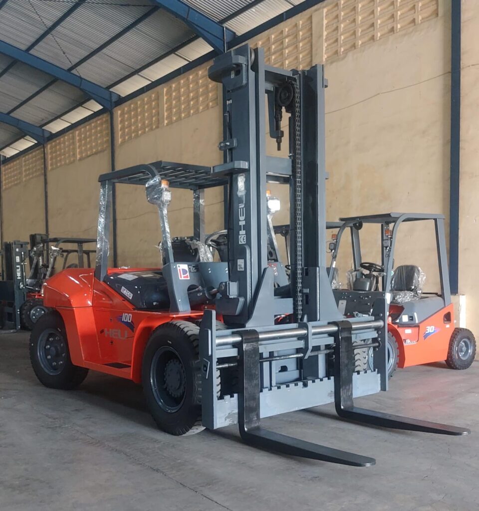 jual forklift 10 ton HELI CPCD100-W2K2 - 0822 3441 7102