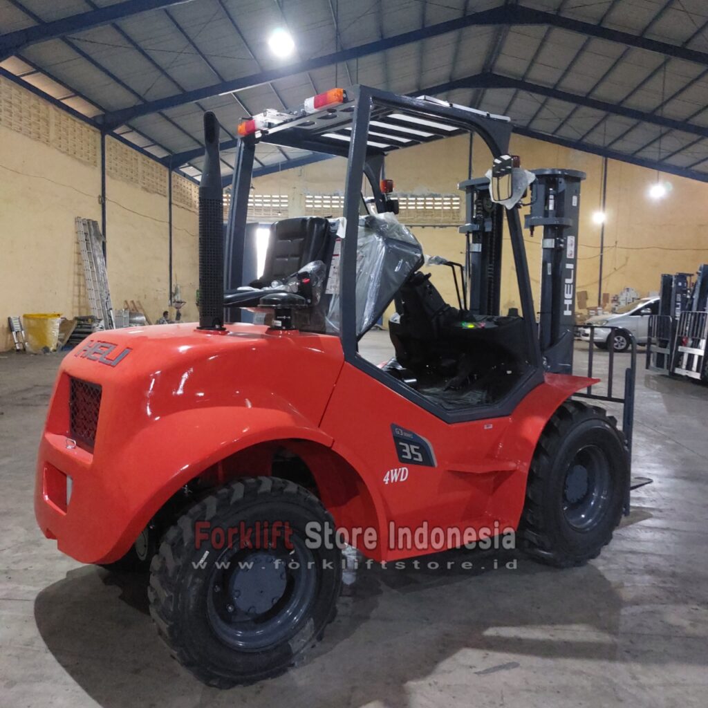 heli rough terrain forklift