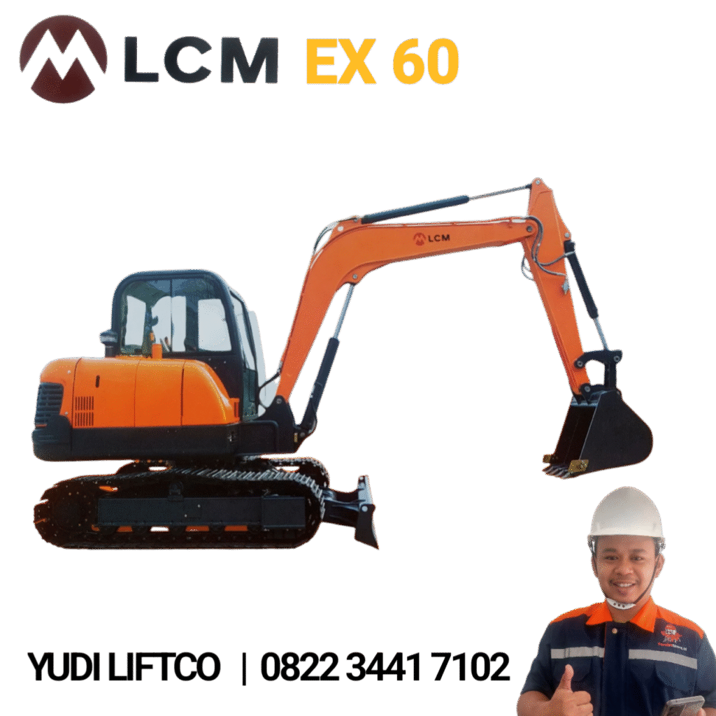 Jual excavator LCM EX60