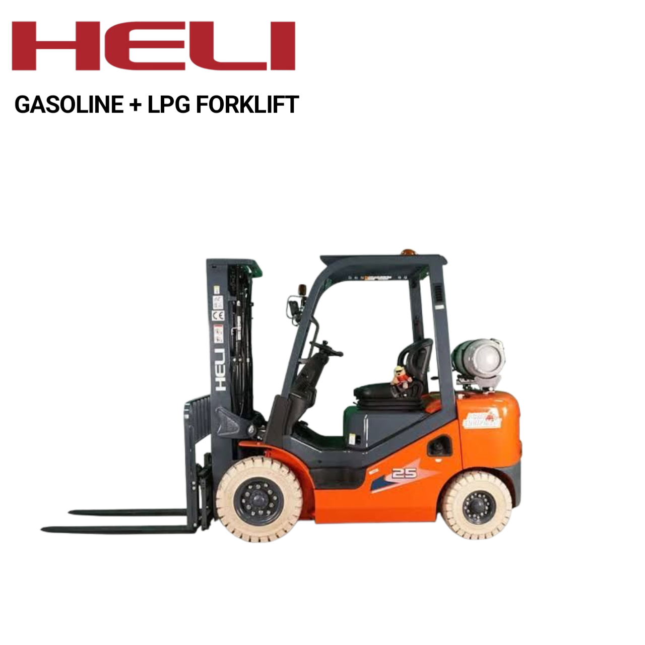 jual forklift LPG HELI kapasitas 2,5 ton di surabaya