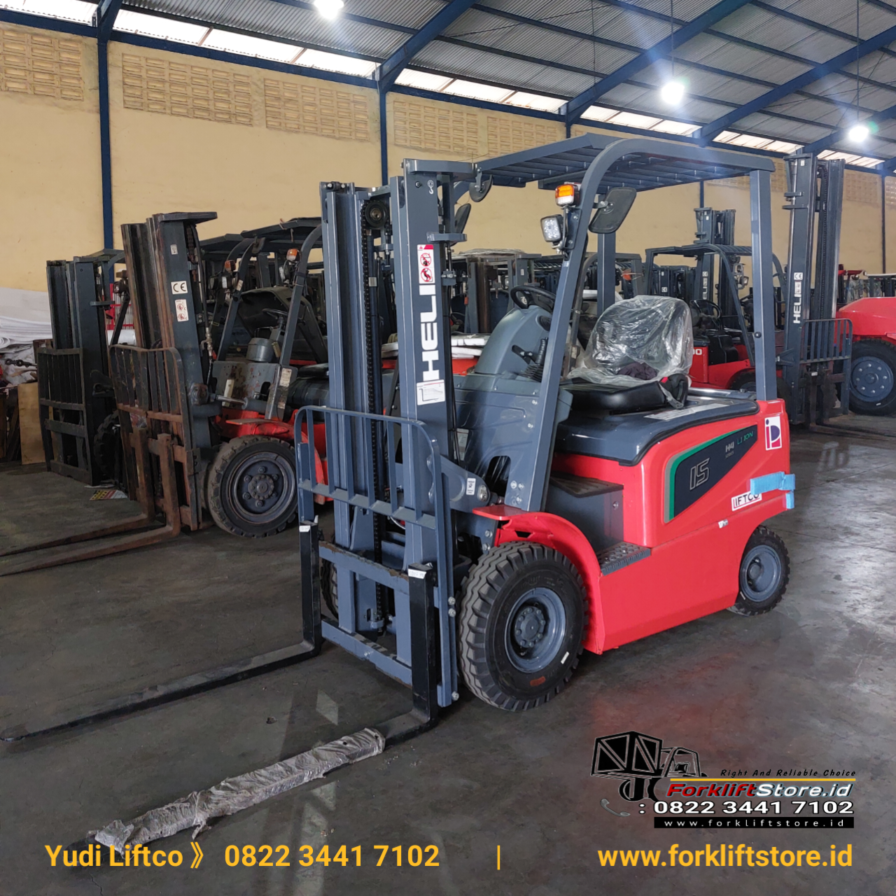 jual forklift elektrik HELI
