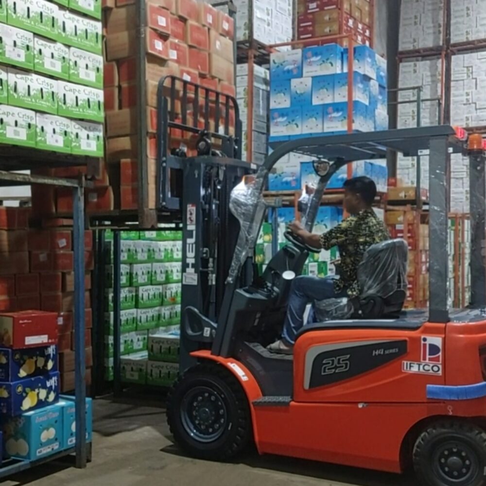 jual forklift elektrik lithium 2,5 ton surabaya