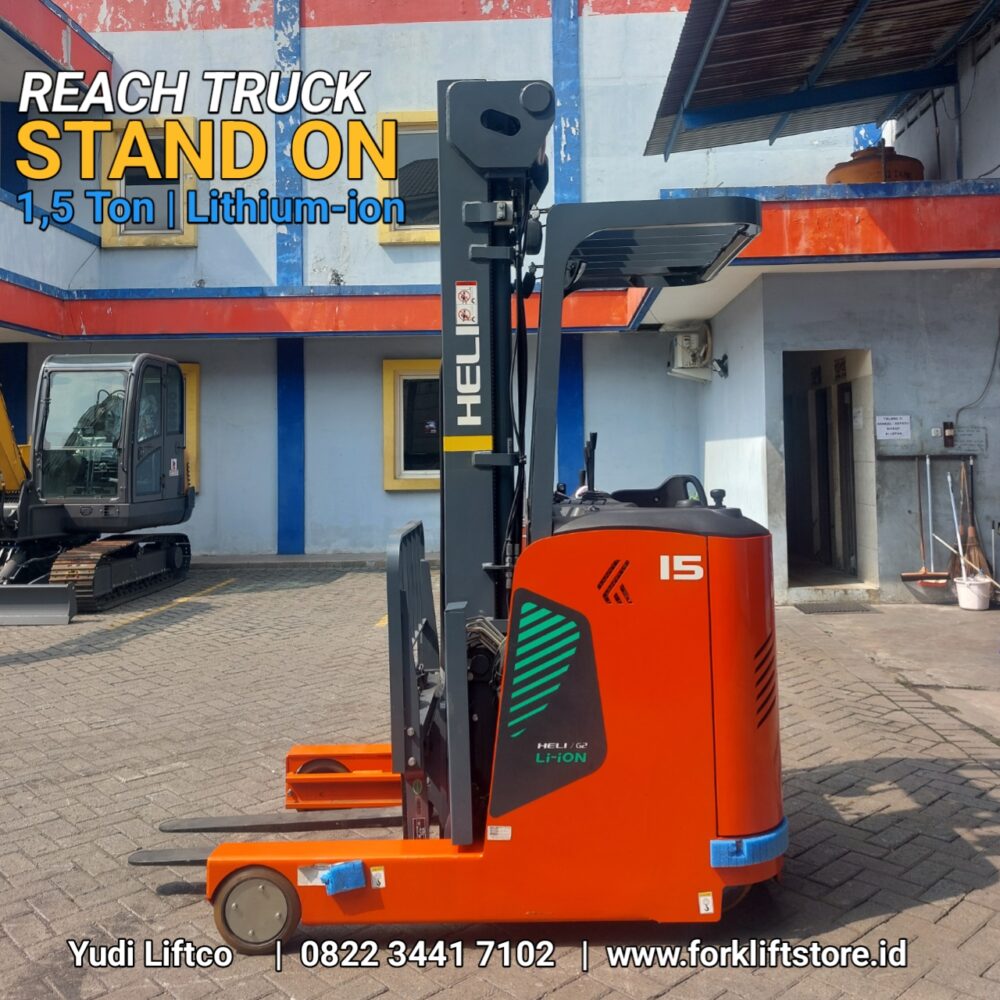 Jual reach truck Lithium HELI CQD15-A2RLIG2