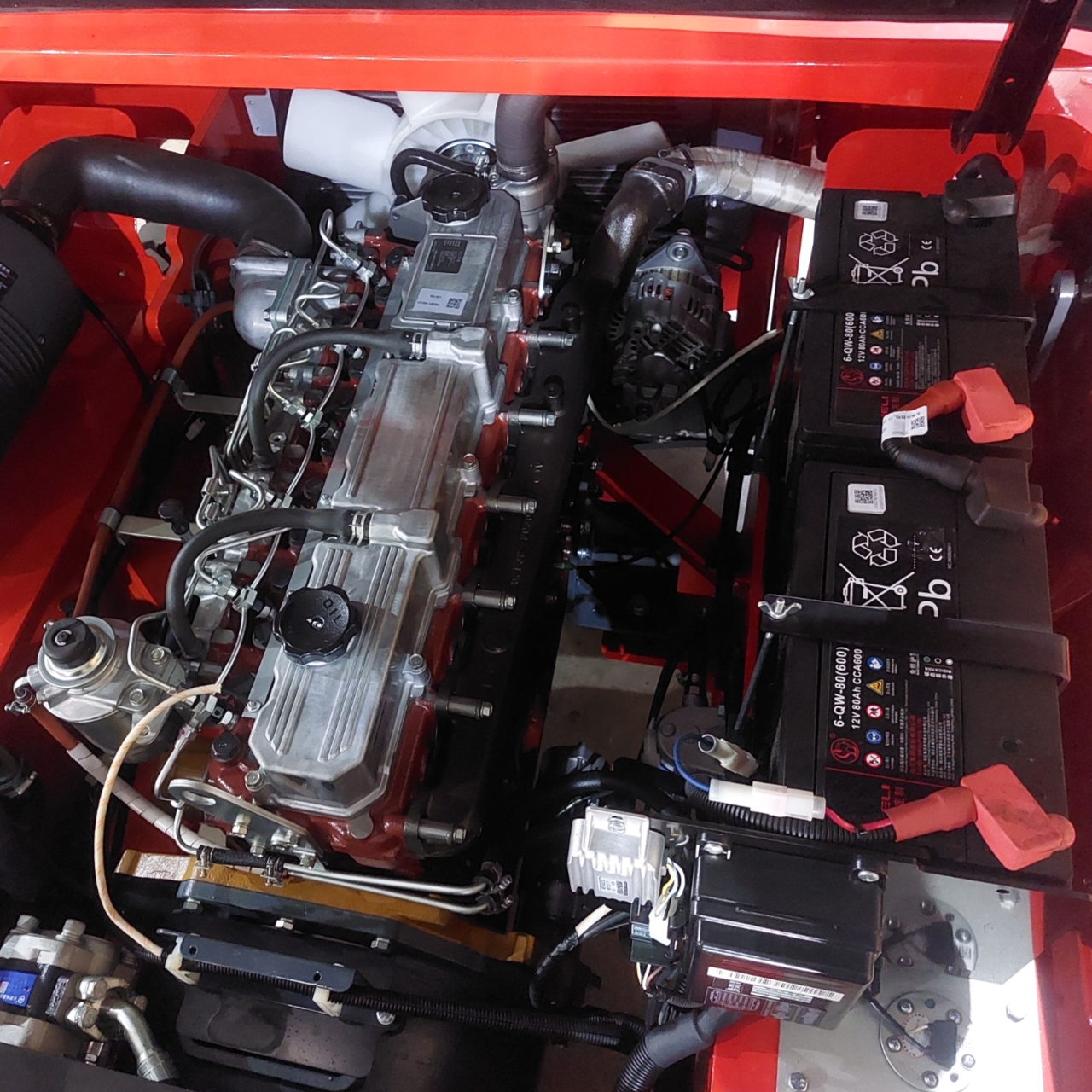 jual forklift 5 ton HELI engine Mitsubishi S6S japan