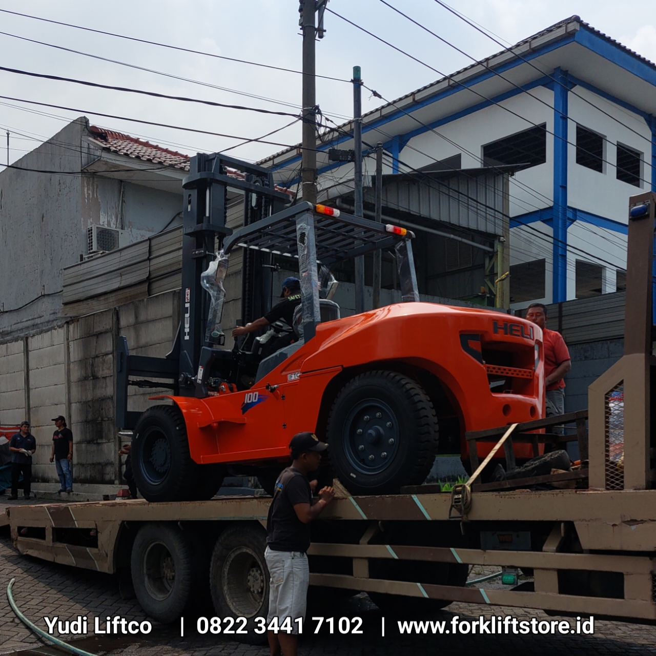 jual forklift heli 10 ton