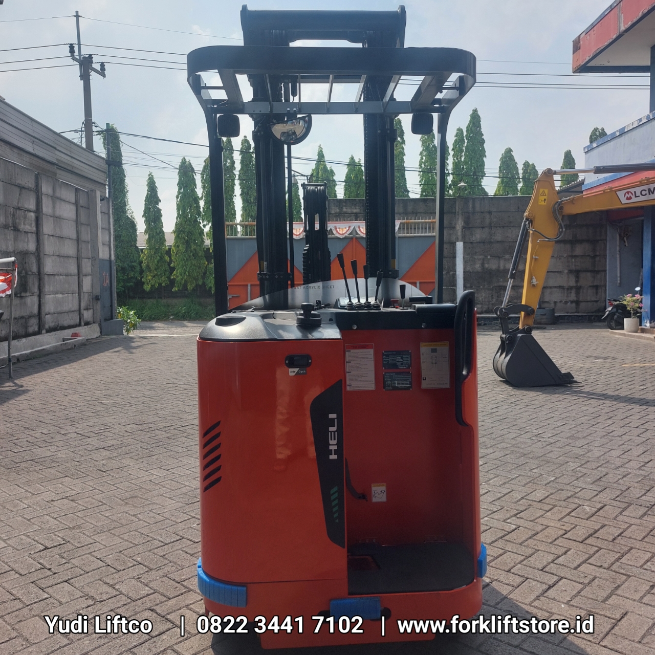 JUAL REACH TRUCK LITHIUM 1,5 TON TERMURAH