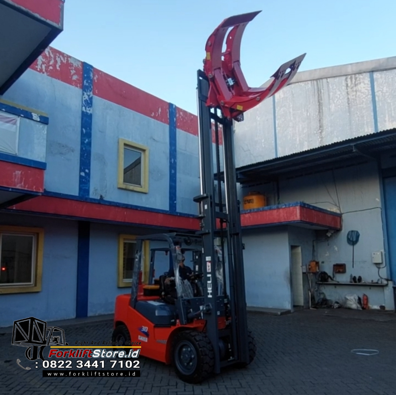 forklift paper roll clam dan carton clamp