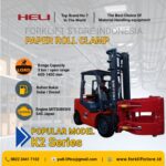 jual forklift paper roll clamp surabaya