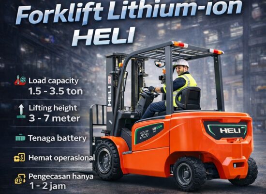 jual forklift elektrik heli indonesia