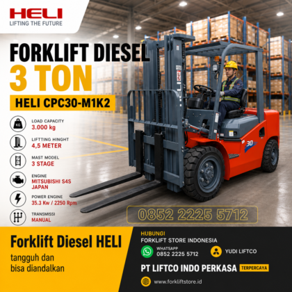 distributor forklift heli indonesia perkasa