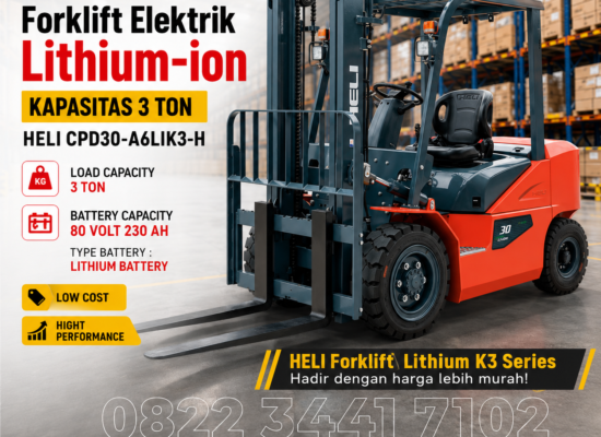 Distributor Forklift HELI elektrik Lithium